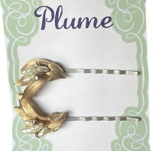 Sophisticated Gold and Pearl Hairpin Set – Vintage Jewelry Repurposed